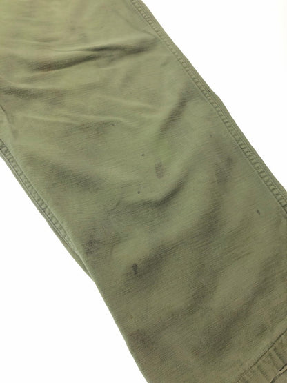 【現状渡し品】【メンズ】 US ARMY アメリカ軍 OG-107 60S-70S BAKER PANTS OLIVE 8405-082-6619 ベイカー パンツ ボトムス 157-260827-rt-08-tagh サイズ：40×33 カラー：グリーン 万代Net店