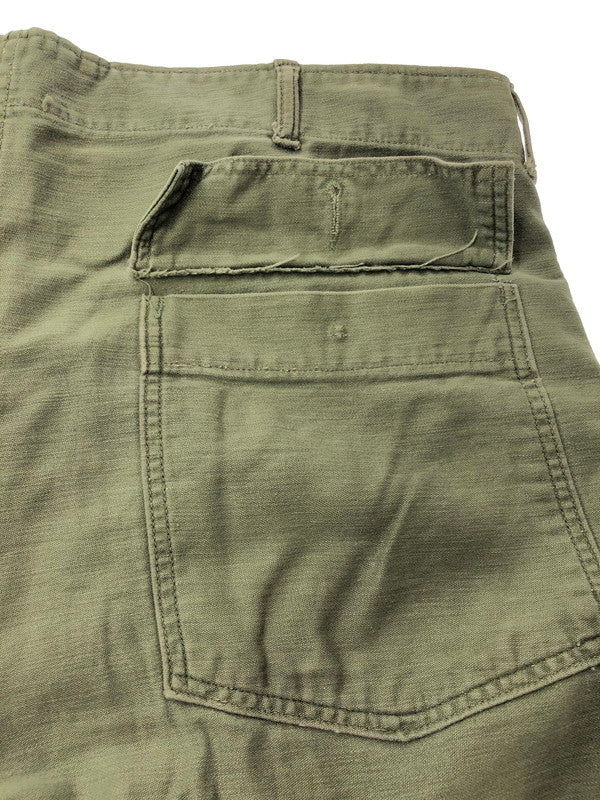 【現状渡し品】【メンズ】 US ARMY アメリカ軍 OG-107 60S-70S BAKER PANTS OLIVE 8405-082-6619 ベイカー パンツ ボトムス 157-260827-rt-08-tagh サイズ：40×33 カラー：グリーン 万代Net店