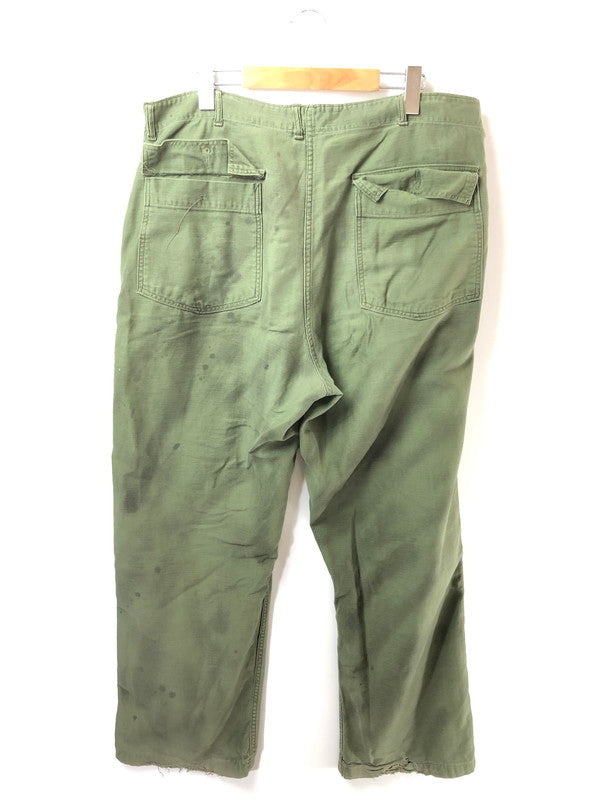 【現状渡し品】【メンズ】 US ARMY アメリカ軍 OG-107 60S-70S BAKER PANTS OLIVE 8405-082-6619 ベイカー パンツ ボトムス 157-260827-rt-08-tagh サイズ：40×33 カラー：グリーン 万代Net店