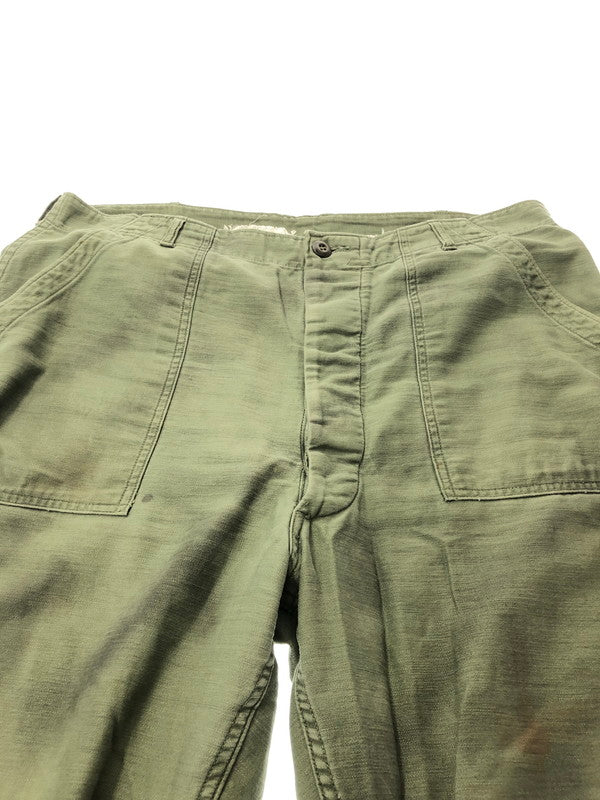 【現状渡し品】【メンズ】 US ARMY アメリカ軍 OG-107 60S-70S BAKER PANTS OLIVE 8405-082-6619 ベイカー パンツ ボトムス 157-260827-rt-08-tagh サイズ：40×33 カラー：グリーン 万代Net店