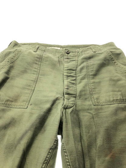 【現状渡し品】【メンズ】 US ARMY アメリカ軍 OG-107 60S-70S BAKER PANTS OLIVE 8405-082-6619 ベイカー パンツ ボトムス 157-260827-rt-08-tagh サイズ：40×33 カラー：グリーン 万代Net店