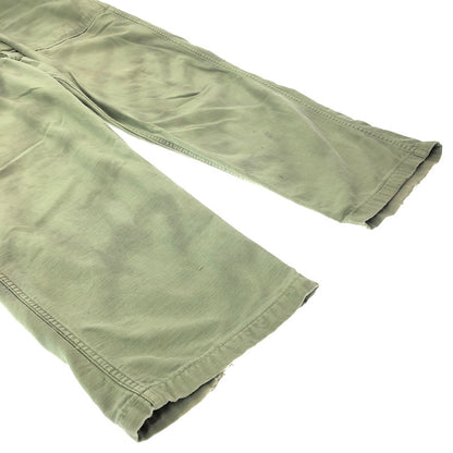 【現状渡し品】【メンズ】 US ARMY アメリカ軍 OG-107 60S-70S BAKER PANTS OLIVE 8405-082-6619 ベイカー パンツ ボトムス 157-260827-rt-08-tagh サイズ：40×33 カラー：グリーン 万代Net店