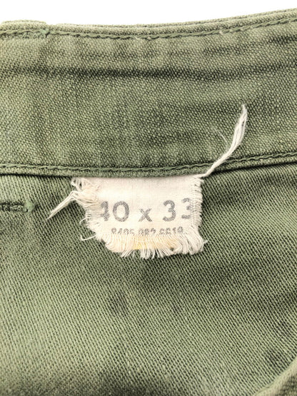 【現状渡し品】【メンズ】 US ARMY アメリカ軍 OG-107 60S-70S BAKER PANTS OLIVE 8405-082-6619 ベイカー パンツ ボトムス 157-260827-rt-08-tagh サイズ：40×33 カラー：グリーン 万代Net店