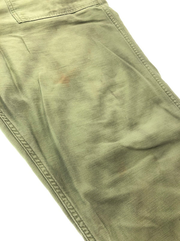 【現状渡し品】【メンズ】 US ARMY アメリカ軍 OG-107 60S-70S BAKER PANTS OLIVE 8405-082-6619 ベイカー パンツ ボトムス 157-260827-rt-08-tagh サイズ：40×33 カラー：グリーン 万代Net店