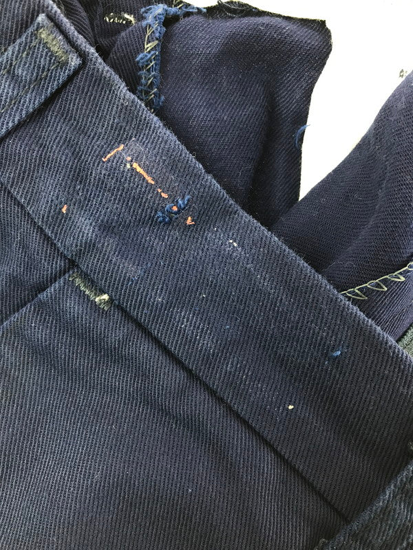 【中古品】【メンズ】 VINTAGE ヴィンテージ 70's～80's WORK PANTS NAVY USA製 SCOVILLジッパー 70～80年代 ワーク パンツ ボトムス 157-260827-rt-19-tagh サイズ：36 カラー：ネイビー 万代Net店