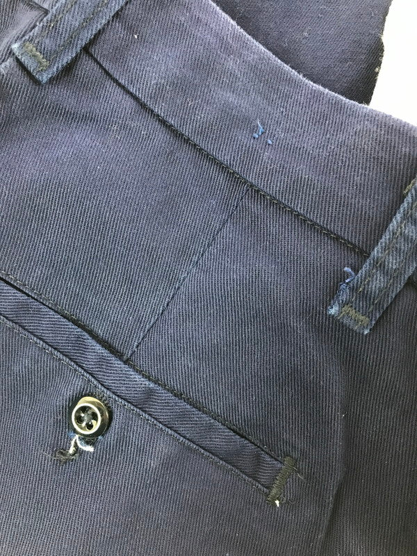 【中古品】【メンズ】 VINTAGE ヴィンテージ 70's～80's WORK PANTS NAVY USA製 SCOVILLジッパー 70～80年代 ワーク パンツ ボトムス 157-260827-rt-19-tagh サイズ：36 カラー：ネイビー 万代Net店