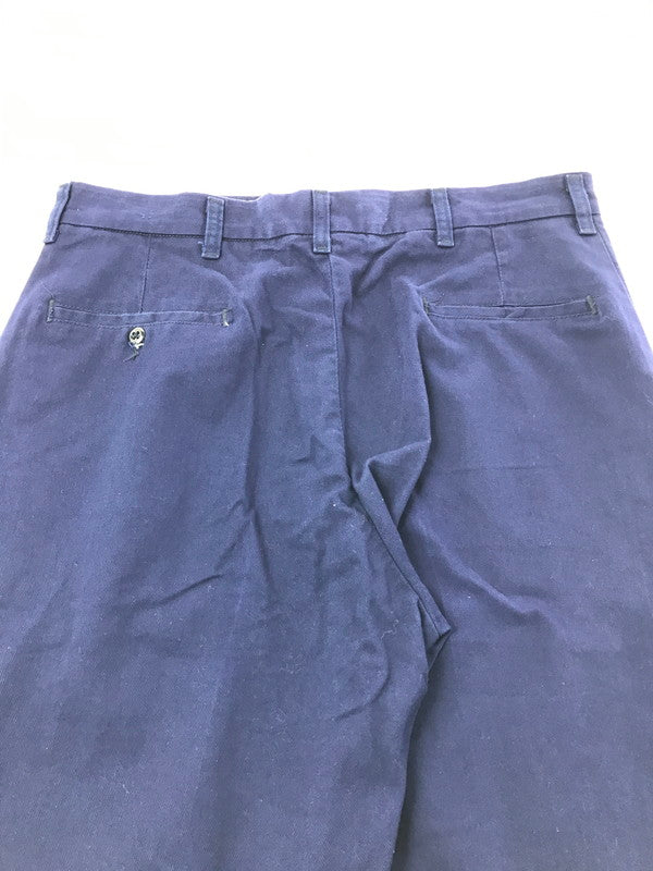 【中古品】【メンズ】 VINTAGE ヴィンテージ 70's～80's WORK PANTS NAVY USA製 SCOVILLジッパー 70～80年代 ワーク パンツ ボトムス 157-260827-rt-19-tagh サイズ：36 カラー：ネイビー 万代Net店