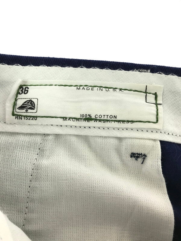 【中古品】【メンズ】 VINTAGE ヴィンテージ 70's～80's WORK PANTS NAVY USA製 SCOVILLジッパー 70～80年代 ワーク パンツ ボトムス 157-260827-rt-19-tagh サイズ：36 カラー：ネイビー 万代Net店