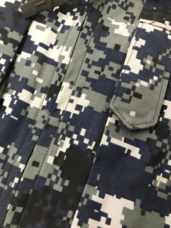 【中古品】【メンズ】 US NAVY アメリカ海軍 GORE-TEX PARKA NAVY DEGITAL CAMO 8415-01-539-9682 ゴアテックス パーカー アウター 146-260826-rt-17-tagh サイズ：M カラー：ネイビー 万代Net店