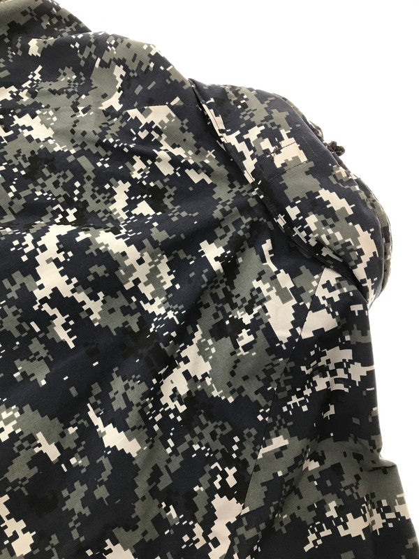 【中古品】【メンズ】 US NAVY アメリカ海軍 GORE-TEX PARKA NAVY DEGITAL CAMO 8415-01-539-9682 ゴアテックス パーカー アウター 146-260826-rt-17-tagh サイズ：M カラー：ネイビー 万代Net店