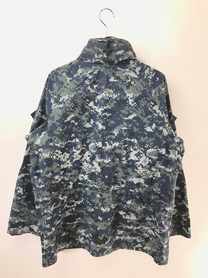 【中古品】【メンズ】 US NAVY アメリカ海軍 GORE-TEX PARKA NAVY DEGITAL CAMO 8415-01-539-9682 ゴアテックス パーカー アウター 146-260826-rt-17-tagh サイズ：M カラー：ネイビー 万代Net店