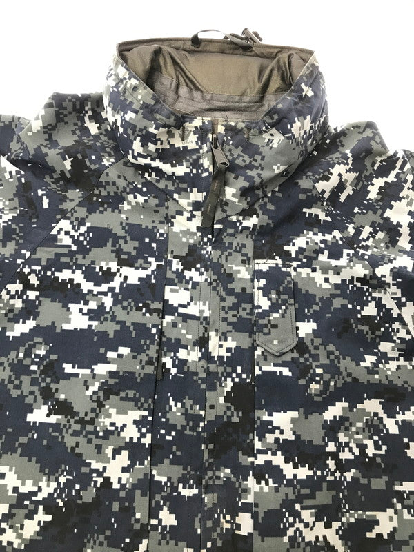 【中古品】【メンズ】 US NAVY アメリカ海軍 GORE-TEX PARKA NAVY DEGITAL CAMO 8415-01-539-9682 ゴアテックス パーカー アウター 146-260826-rt-17-tagh サイズ：M カラー：ネイビー 万代Net店