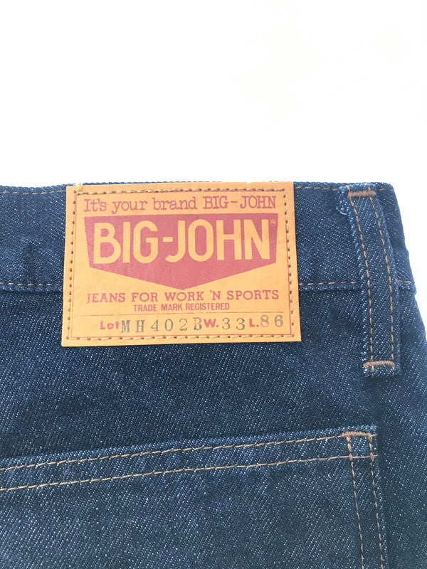 【中古品】【メンズ】 BIG JOHN ビッグジョン BELL BOTTOM MH402B ベル ボトム 156-260829-rt-26-tagh サイズ：33 カラー：インディゴ 万代Net店