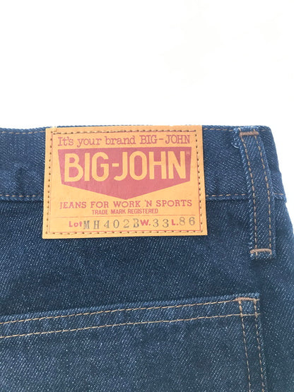 【中古品】【メンズ】 BIG JOHN ビッグジョン BELL BOTTOM MH402B ベル ボトム 156-260829-rt-26-tagh サイズ：33 カラー：インディゴ 万代Net店