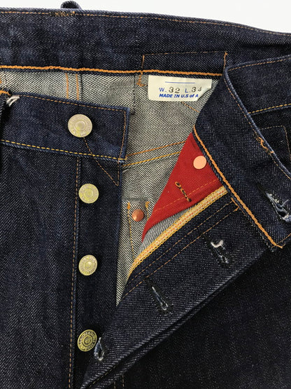 【中古品】【メンズ】 MISTER FREEDOM ミスター フリーダム × SUGAR CANE シュガーケーン DENIM PANTS デニムパンツ USA製 ジーンズ 156-260829-rt-17-tagh サイズ：W32 L34 カラー：インディゴ 万代Net店