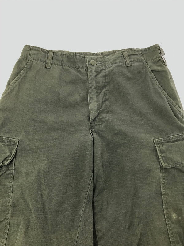 【中古品】【メンズ】 US ARMY アメリカ軍 60's CARGO PANTS 8405-935-3305 68年製 SCOVILLジッパー 60年代 カーゴ パンツ ボトムス ヴィンテージ 157-260827-rt-17-tagh サイズ：S カラー：グリーン系 万代Net店