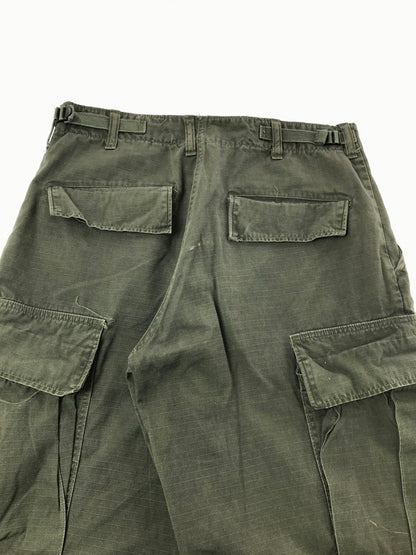【中古品】【メンズ】 US ARMY アメリカ軍 60's CARGO PANTS 8405-935-3305 68年製 SCOVILLジッパー 60年代 カーゴ パンツ ボトムス ヴィンテージ 157-260827-rt-17-tagh サイズ：S カラー：グリーン系 万代Net店