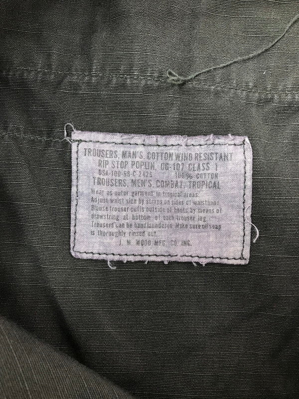 【中古品】【メンズ】 US ARMY アメリカ軍 60's CARGO PANTS 8405-935-3305 68年製 SCOVILLジッパー 60年代 カーゴ パンツ ボトムス ヴィンテージ 157-260827-rt-17-tagh サイズ：S カラー：グリーン系 万代Net店