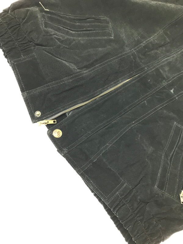 【中古品】【メンズ】 SANTA FE OUTBACK サンタ フェ オートバック SUEDE LEATHER JACKET BLACK スエード レザー ジャケット アウター 146-260827-rt-11-tagh サイズ：L カラー：ブラック 万代Net店