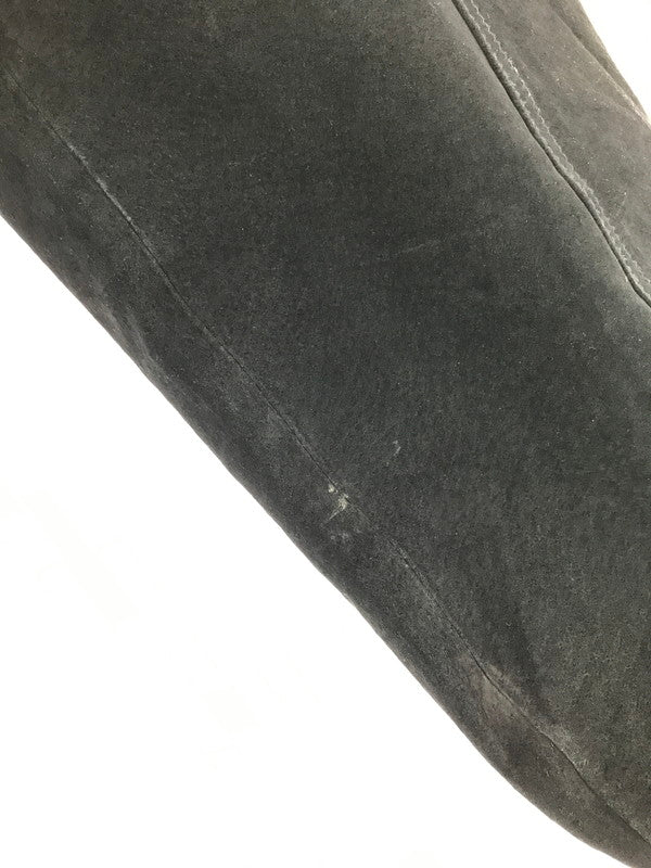 【中古品】【メンズ】 SANTA FE OUTBACK サンタ フェ オートバック SUEDE LEATHER JACKET BLACK スエード レザー ジャケット アウター 146-260827-rt-11-tagh サイズ：L カラー：ブラック 万代Net店