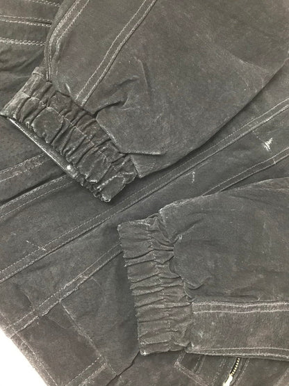 【中古品】【メンズ】 SANTA FE OUTBACK サンタ フェ オートバック SUEDE LEATHER JACKET BLACK スエード レザー ジャケット アウター 146-260827-rt-11-tagh サイズ：L カラー：ブラック 万代Net店