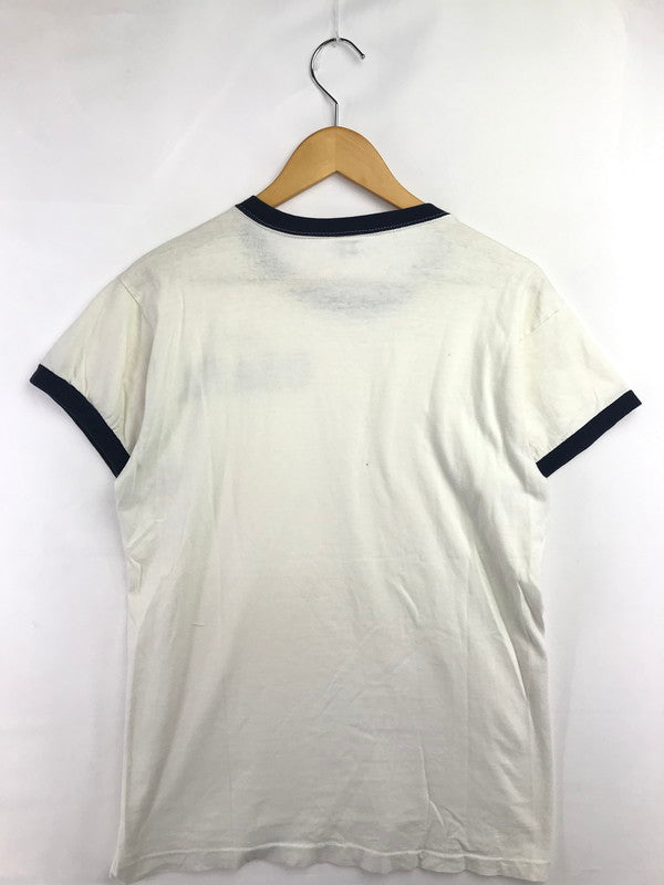 【現状渡し品】【メンズ】 CHAMPION チャンピオン 80's STRUG USAFA RINGER T-SHIRT USA製 トリコタグ リンガー Tシャツ トップス ヴィンテージ 146-260825-rt-13-tagh サイズ：M カラー：ホワイト 万代Net店