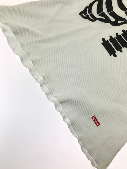 【中古品】【メンズ】 SUPREME シュプリーム × HANES ヘインズ BONES THERMAL CREW ボーン サーマル クルーネック Tシャツ トップス 149-260829-rt-57-tagh サイズ：L カラー：ホワイト 万代Net店
