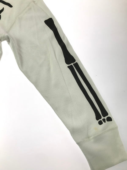 【中古品】【メンズ】 SUPREME シュプリーム × HANES ヘインズ BONES THERMAL CREW ボーン サーマル クルーネック Tシャツ トップス 149-260829-rt-57-tagh サイズ：L カラー：ホワイト 万代Net店