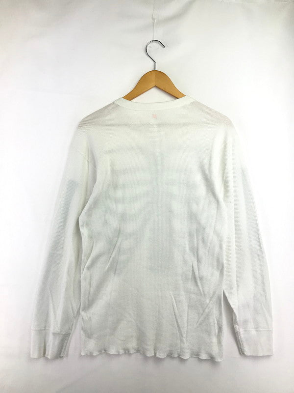 【中古品】【メンズ】 SUPREME シュプリーム × HANES ヘインズ BONES THERMAL CREW ボーン サーマル クルーネック Tシャツ トップス 149-260829-rt-57-tagh サイズ：L カラー：ホワイト 万代Net店