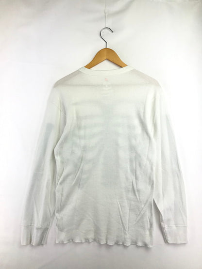 【中古品】【メンズ】 SUPREME シュプリーム × HANES ヘインズ BONES THERMAL CREW ボーン サーマル クルーネック Tシャツ トップス 149-260829-rt-57-tagh サイズ：L カラー：ホワイト 万代Net店
