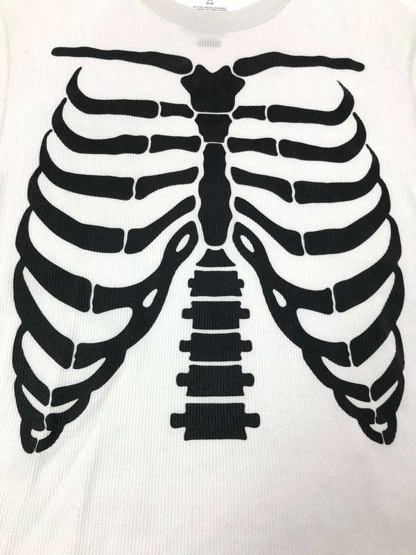 【中古品】【メンズ】 SUPREME シュプリーム × HANES ヘインズ BONES THERMAL CREW ボーン サーマル クルーネック Tシャツ トップス 149-260829-rt-57-tagh サイズ：L カラー：ホワイト 万代Net店