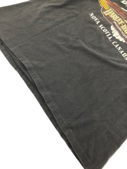 【中古品】【メンズ】 HARLEY-DAVIDSON ハレー ダビッドソン 90's EAGLE BAR SHIELD LOGO T-SHIRT USA製 イーグル バー シールド ロゴ Tシャツ 146-260823-rt-01-tagh サイズ：L カラー：ブラック 万代Net店