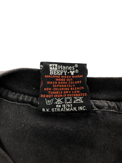 【中古品】【メンズ】 HARLEY-DAVIDSON ハレー ダビッドソン 90's EAGLE BAR SHIELD LOGO T-SHIRT USA製 イーグル バー シールド ロゴ Tシャツ 146-260823-rt-01-tagh サイズ：L カラー：ブラック 万代Net店