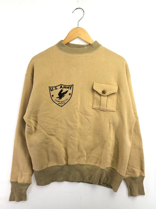 【現状渡し品】【メンズ】 WAREHOUSE ウエアハウス 21AW CAMP MCCOY MILITARY SWEAT 478CAM-21 LOT.478 ミリタリー スウェット トレーナー トップス 145-260825-rt-17-tagh サイズ：42 カラー：ベージュ 万代Net店