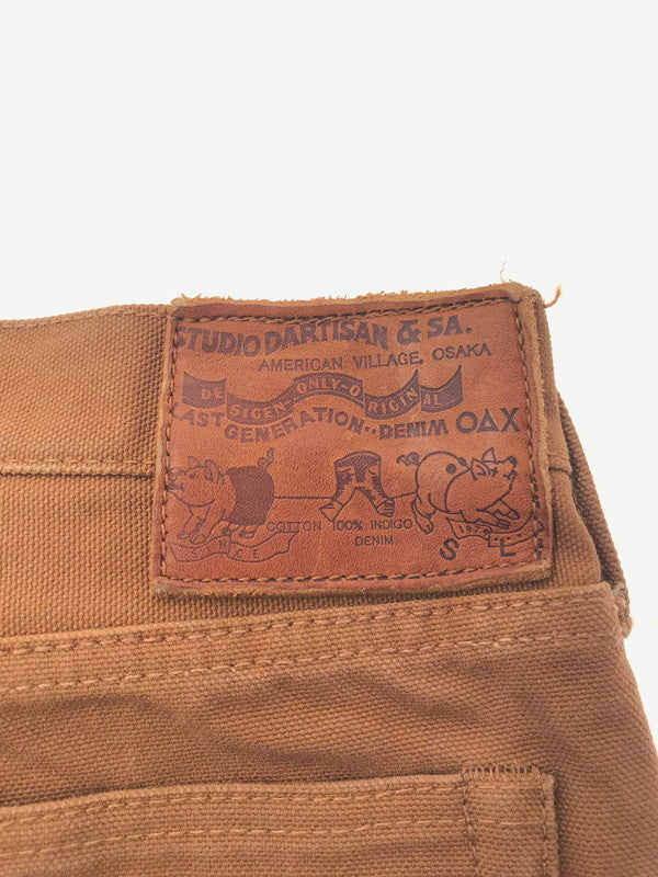 【中古品】【メンズ】 STUDIO D'ARTISAN ステュディオ ダルチザン HEAVY DUCK PANTS 1473 ヘビー ダック パンツ ボトムス 156-260829-rt-21-tagh サイズ：L カラー：ベージュ系 万代Net店