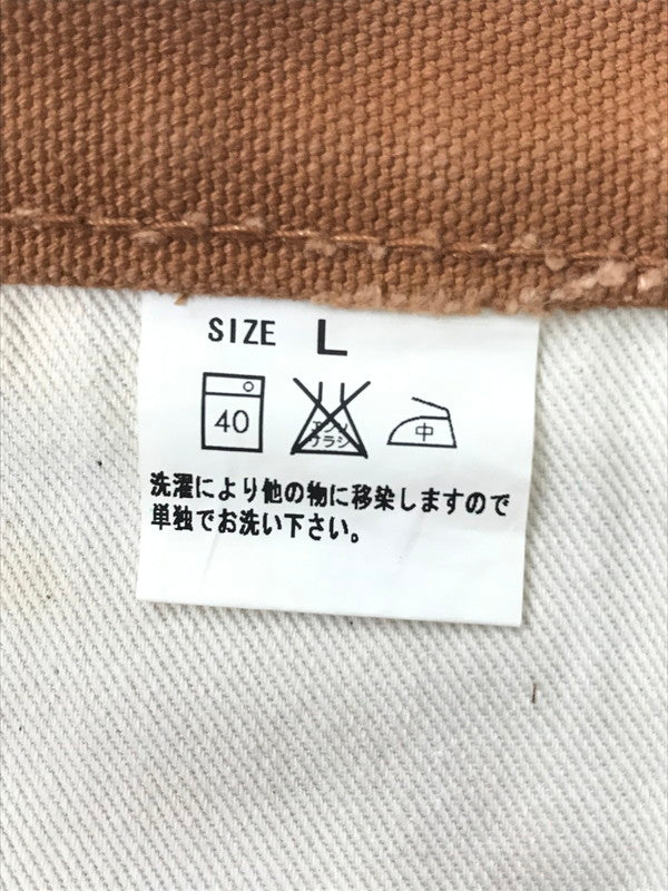 【中古品】【メンズ】 STUDIO D'ARTISAN ステュディオ ダルチザン HEAVY DUCK PANTS 1473 ヘビー ダック パンツ ボトムス 156-260829-rt-21-tagh サイズ：L カラー：ベージュ系 万代Net店