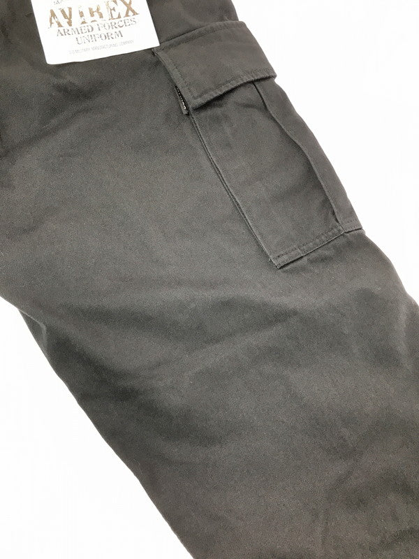 【中古品】【メンズ】 AVIREX アヴィレックス FATIGUE CROPPED PANTS 6166114 クロップド パンツ ボトムス 156-260829-rt-41-tagh サイズ：2XL カラー：ブラック 万代Net店