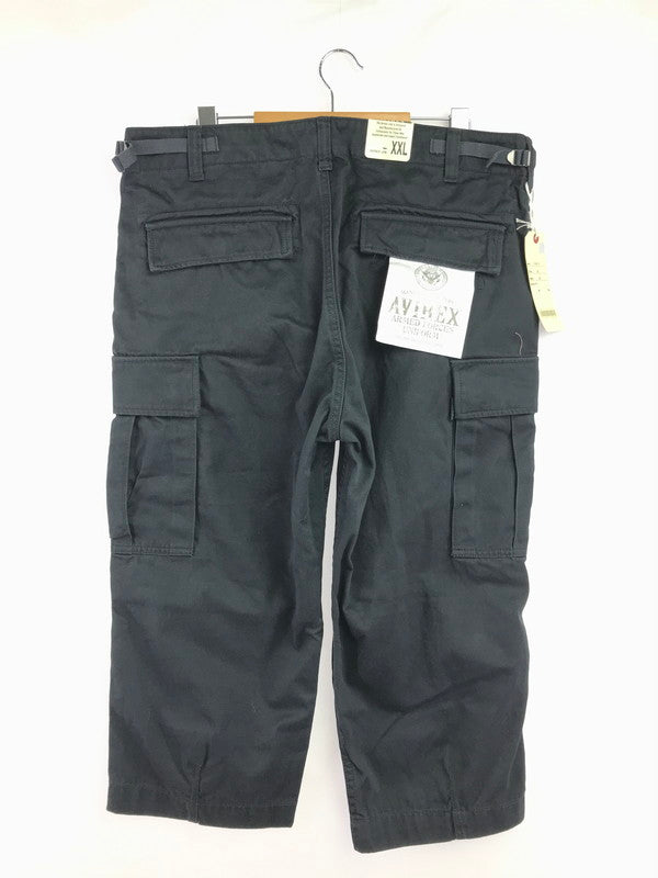 【中古品】【メンズ】 AVIREX アヴィレックス FATIGUE CROPPED PANTS 6166114 クロップド パンツ ボトムス 156-260829-rt-41-tagh サイズ：2XL カラー：ブラック 万代Net店