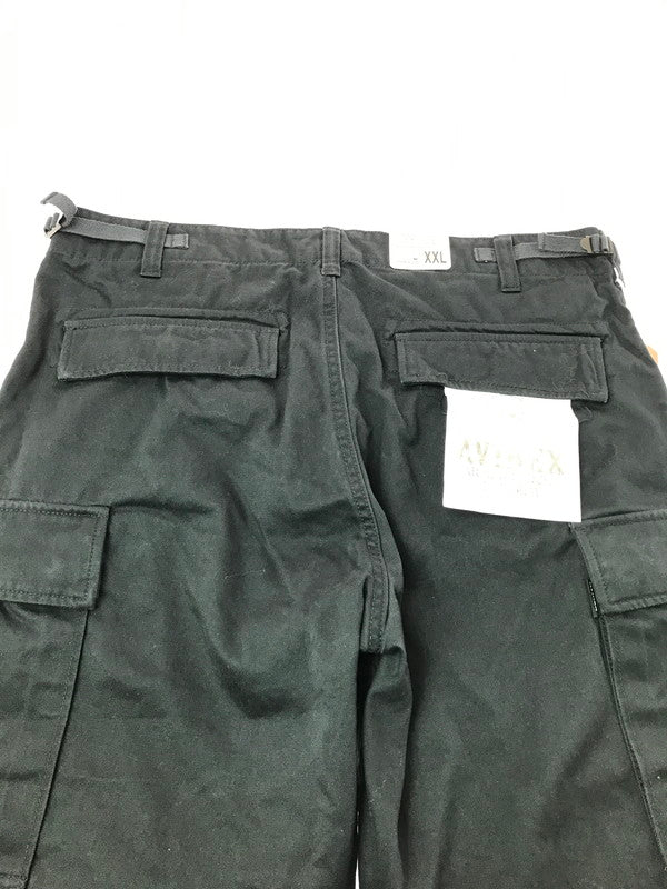 【中古品】【メンズ】 AVIREX アヴィレックス FATIGUE CROPPED PANTS 6166114 クロップド パンツ ボトムス 156-260829-rt-41-tagh サイズ：2XL カラー：ブラック 万代Net店