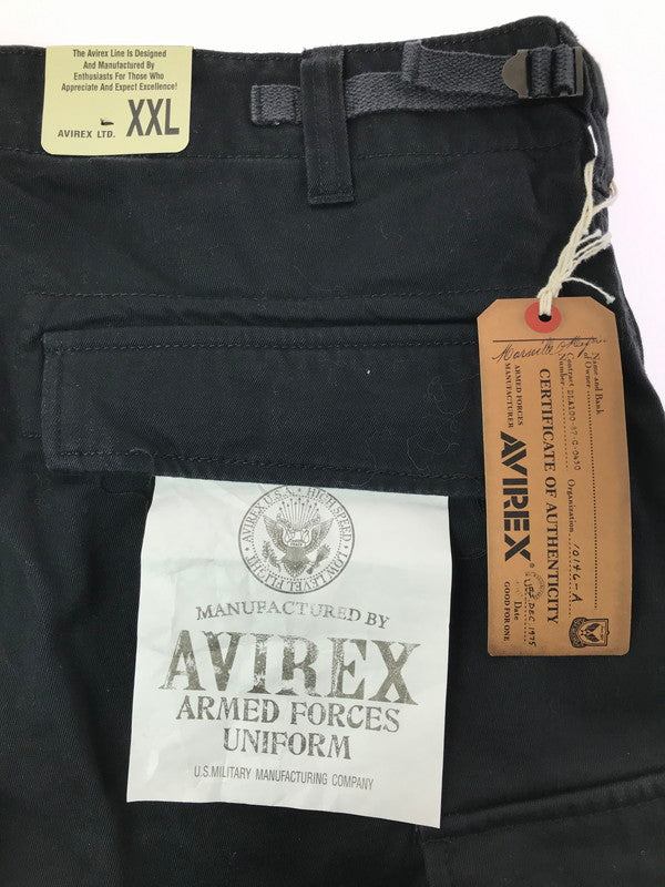 【中古品】【メンズ】 AVIREX アヴィレックス FATIGUE CROPPED PANTS 6166114 クロップド パンツ ボトムス 156-260829-rt-41-tagh サイズ：2XL カラー：ブラック 万代Net店