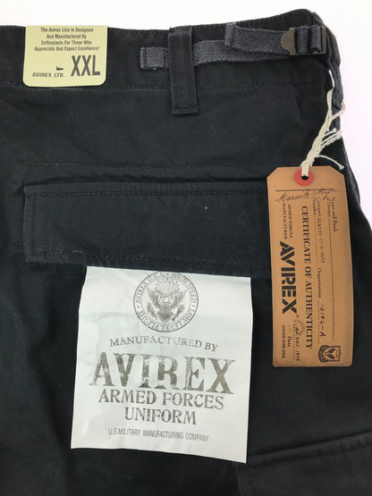【中古品】【メンズ】 AVIREX アヴィレックス FATIGUE CROPPED PANTS 6166114 クロップド パンツ ボトムス 156-260829-rt-41-tagh サイズ：2XL カラー：ブラック 万代Net店