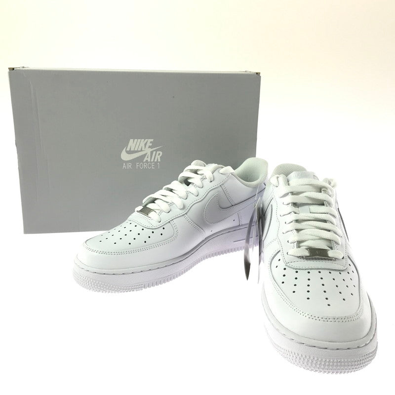 【中古美品】【メンズ】 NIKE ナイキ AIR FORCE 1 LOW '07 WHITE WHITE CW2288-111 エア フォース 1 ロー 07 スニーカー 靴 160-260830-rt-09-tagh サイズ：28cm US10 カラー：WHITE/WHITE 万代Net店