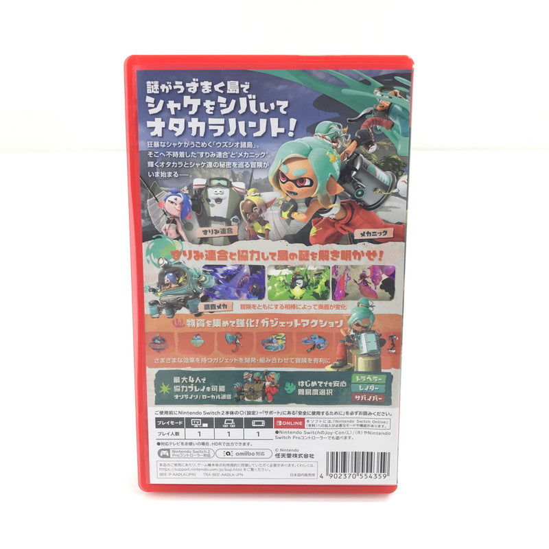 【中古美品】 Nintendo Switch2 ソフト スプラトゥーン レイダース ニンテンドースイッチ2 ソフト 動作確認済み 開封済み [CERO区分_A / 全年齢対象商品] 029-261015-rt-02-tag 万代Net店