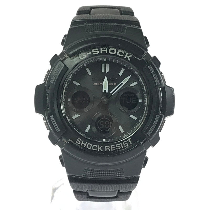 【現状渡し品】【メンズ】 G-SHOCK ジーショック ANALOG-DIGITAL AWG-100 M100 SERIES TOUGH SOLAR AWG-M100SBC-1AJF アナログ デジタル タフソーラー 腕時計 196-260912-na-05-tagh カラー：ブラック 万代Net店
