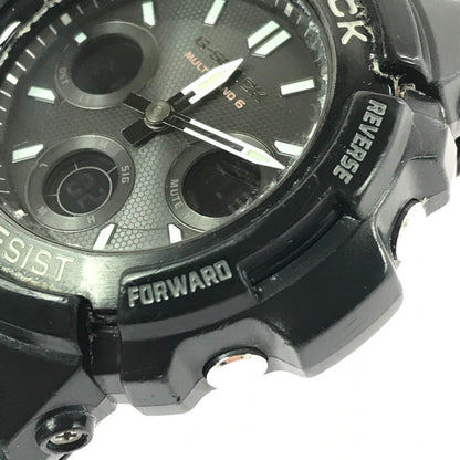 【現状渡し品】【メンズ】 G-SHOCK ジーショック ANALOG-DIGITAL AWG-100 M100 SERIES TOUGH SOLAR AWG-M100SBC-1AJF アナログ デジタル タフソーラー 腕時計 196-260912-na-05-tagh カラー：ブラック 万代Net店