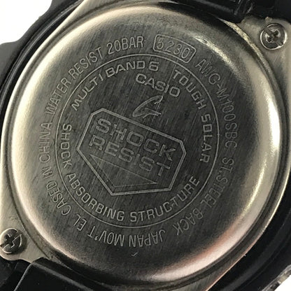 【現状渡し品】【メンズ】 G-SHOCK ジーショック ANALOG-DIGITAL AWG-100 M100 SERIES TOUGH SOLAR AWG-M100SBC-1AJF アナログ デジタル タフソーラー 腕時計 196-260912-na-05-tagh カラー：ブラック 万代Net店