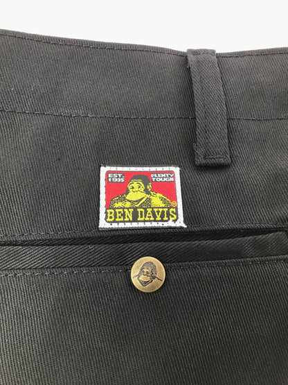 【中古品】【メンズ】 BEN DAVIS ベンデイビス FRISCO PANTS BLACK 694 メキシコ製 フリスコ パンツ ボトムス 157-260829-rt-15-tagh サイズ：W32 L30 カラー：ブラック 万代Net店