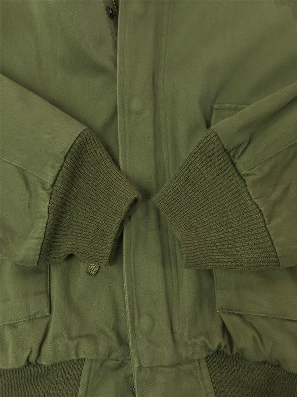 【現状渡し品】【メンズ】 VINTAGE ヴィンテージ PILOT M90 FLIGHT JACKET 81586 SCOVILLジッパー パイロット エム90 フライト ジャケット アウター 146-260826-rt-29-tagh サイズ：XL カラー：カーキ 万代Net店