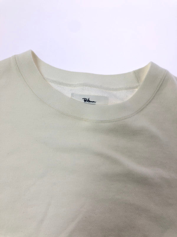 【中古品】【メンズ】 RON HERMAN ロンハーマン SWEATSHIRT WHITE 4220900018 スウェットシャツ トレーナー トップス 141-260823-rt-03-tagh サイズ：M カラー：ホワイト 万代Net店