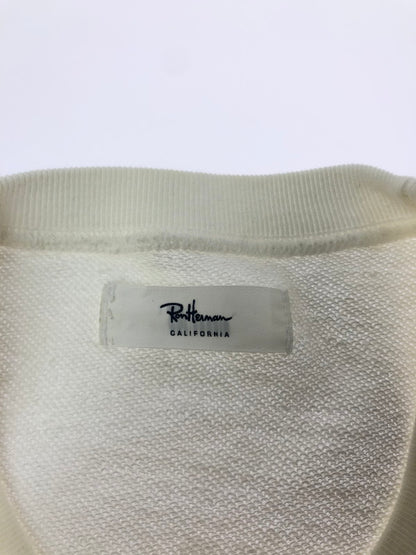 【中古品】【メンズ】 RON HERMAN ロンハーマン SWEATSHIRT WHITE 4220900018 スウェットシャツ トレーナー トップス 141-260823-rt-03-tagh サイズ：M カラー：ホワイト 万代Net店